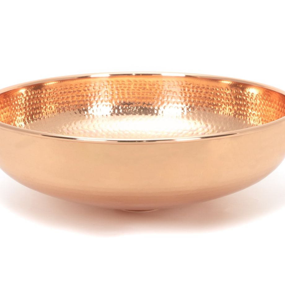 Hammered Copper Round Sink