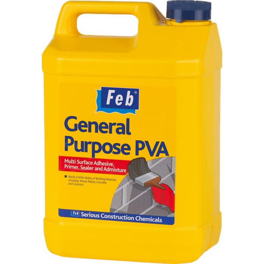 Feb General Purpose PVA Bond - 5Ltr