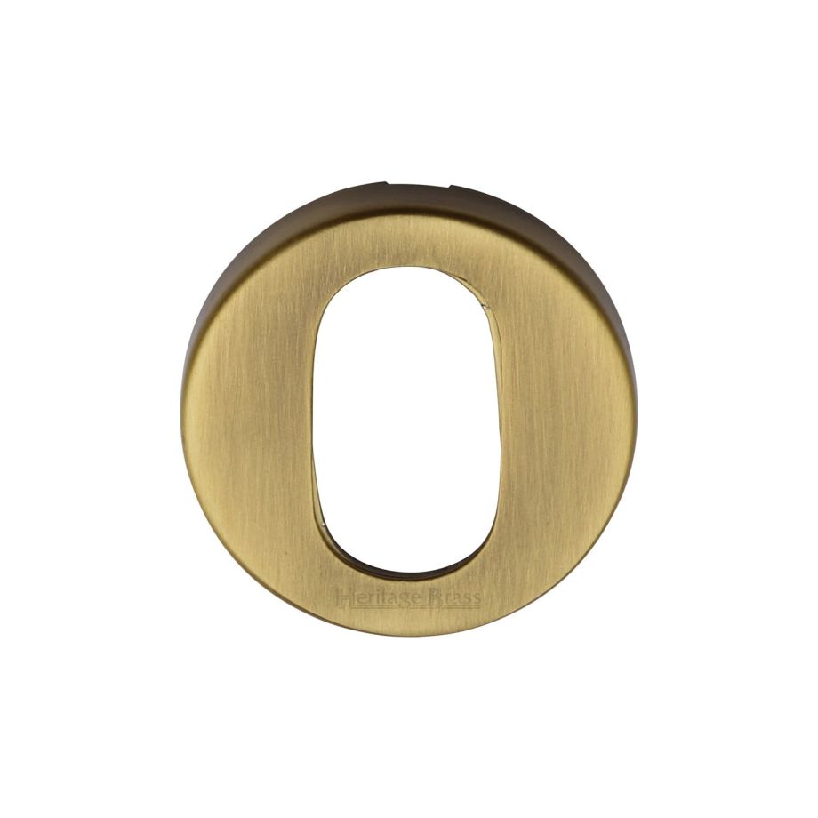 Heritage Brass - Oval Profile Cylinder Escutcheon Round - V4009