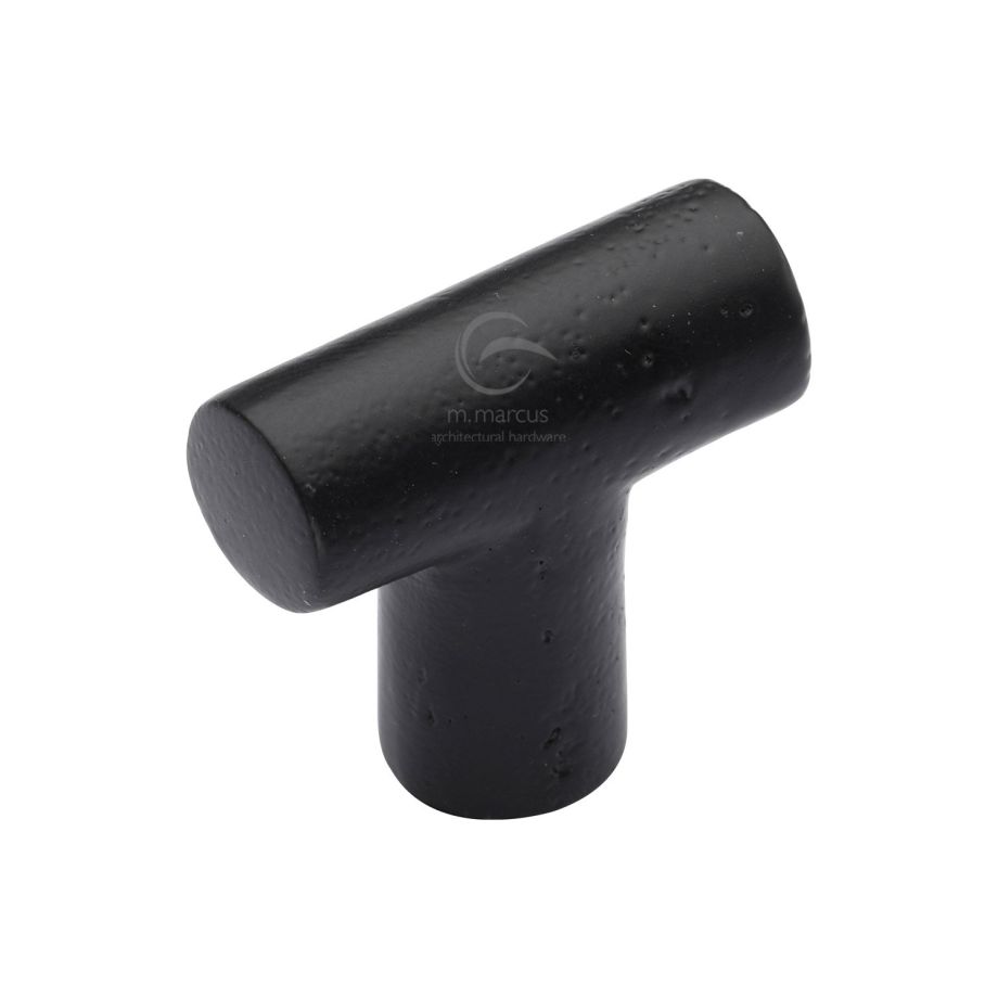 M.Marcus - Matt Black Iron T Shaped Cabinet Knob