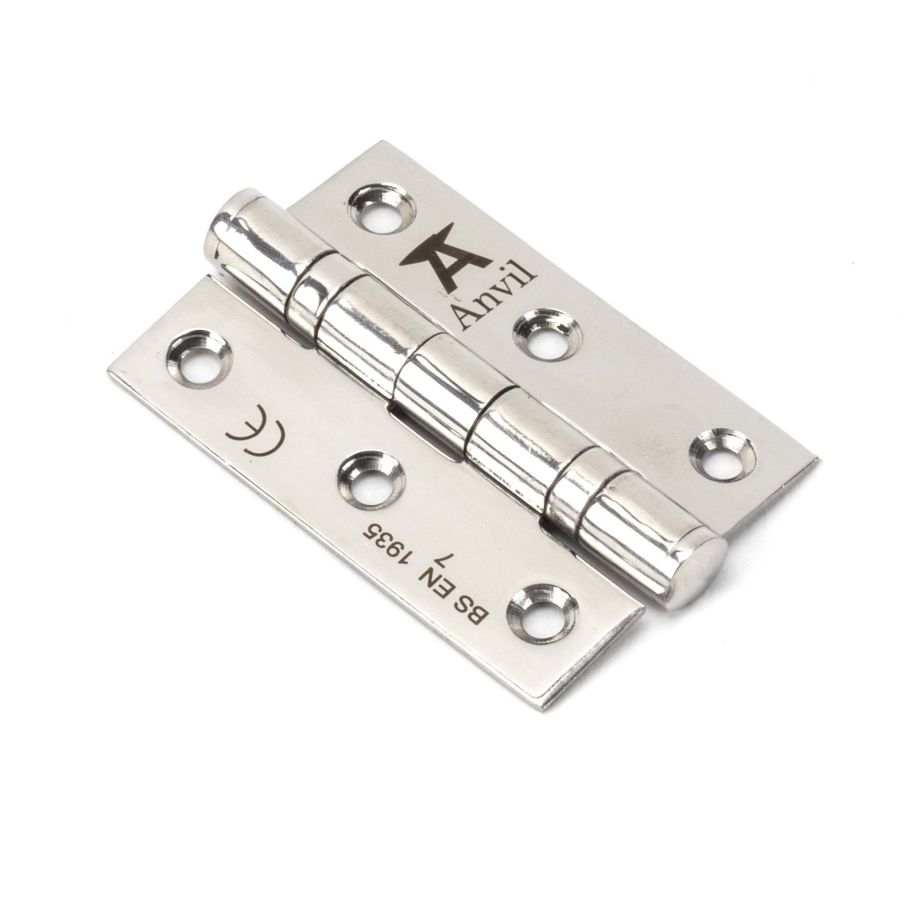 3" Ball Bearing Butt Hinge (pair) ss