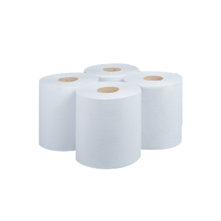 White Toilet Rolls - 4 Pack