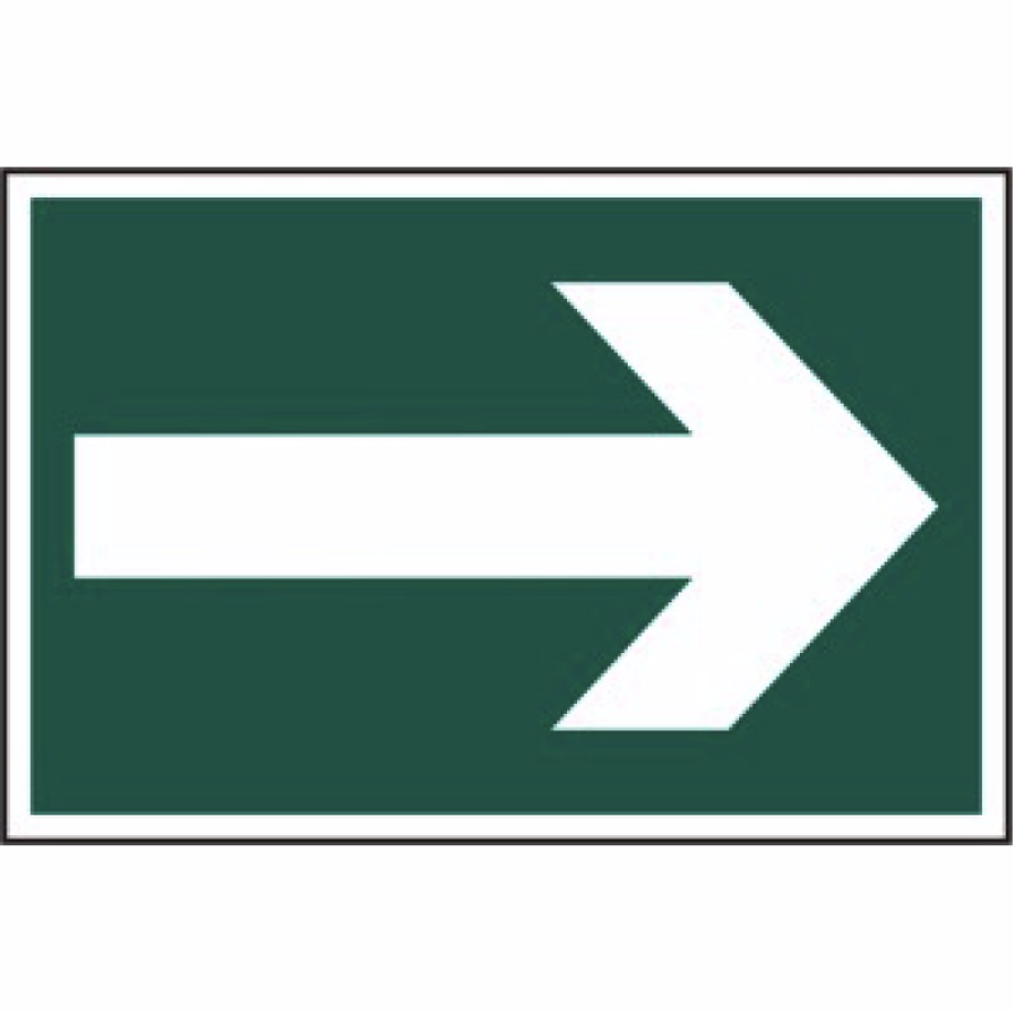 Arrow Symbol' Sign - PVC - 300 x 200mm