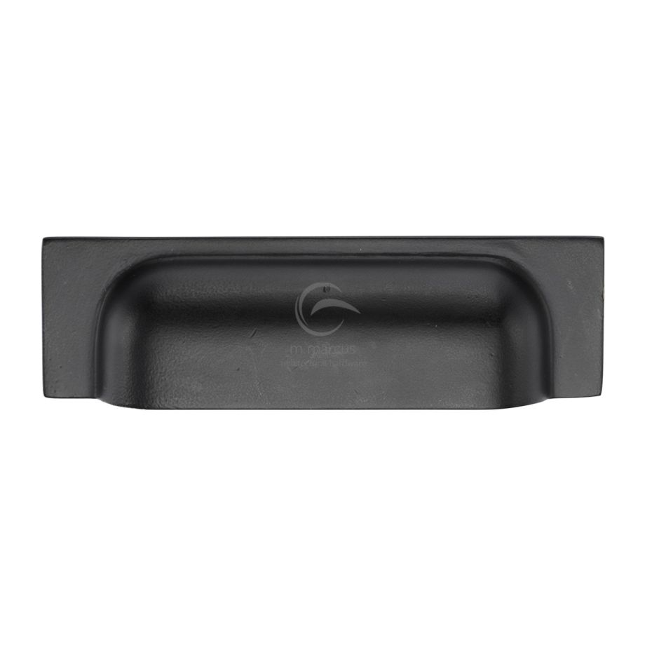 M.Marcus - Matt Black Iron Military Cabinet Drawer Pull