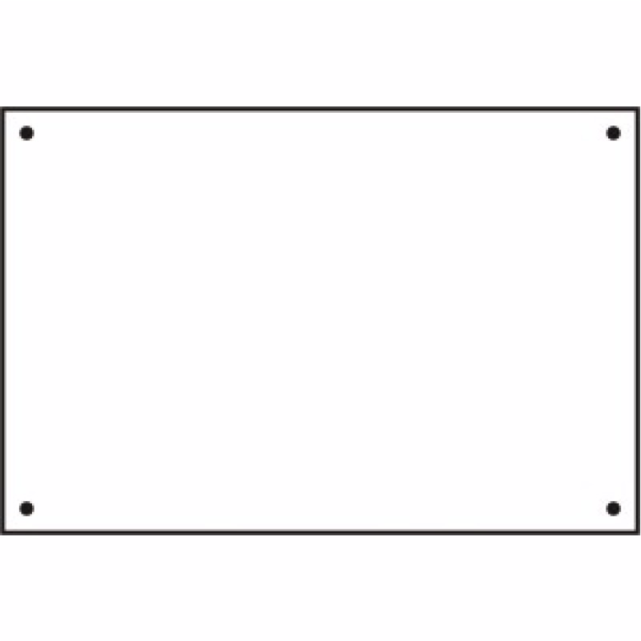 Rigid Backing Board' Sign - FMX - 600 x 400mm