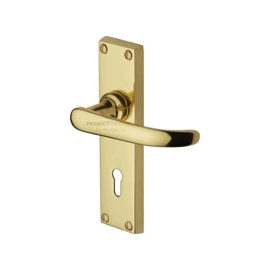 Project Hardware - Avon Door Handle on Plate
