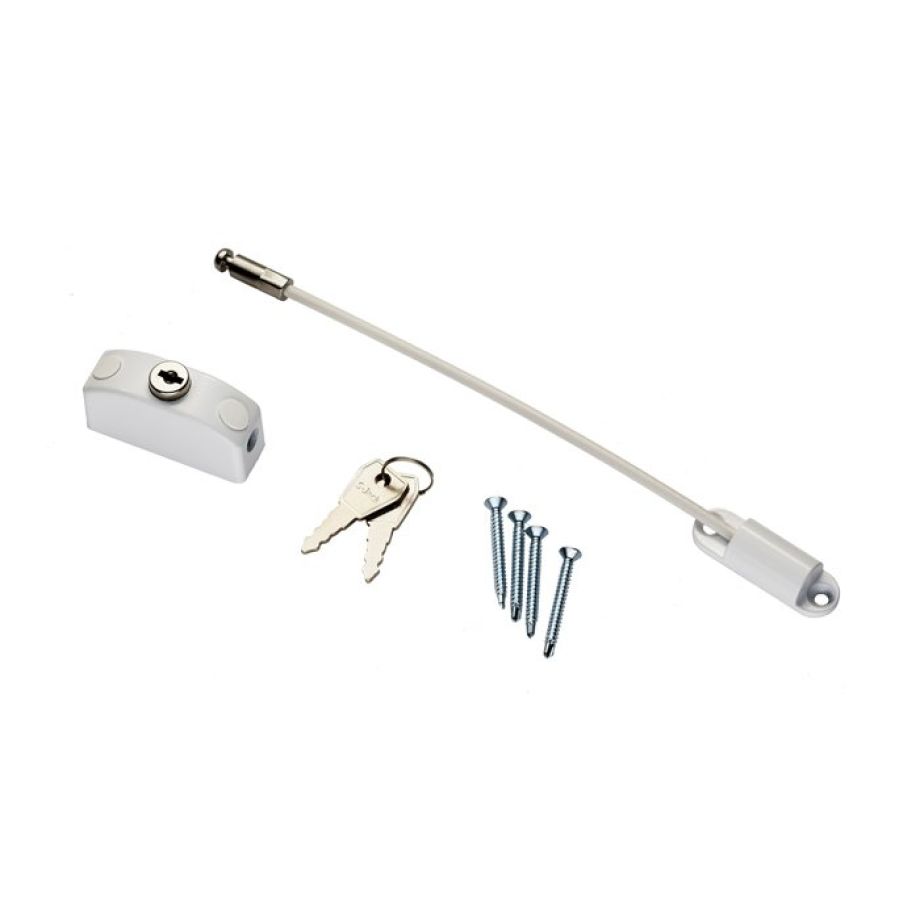 White Window Restrictor