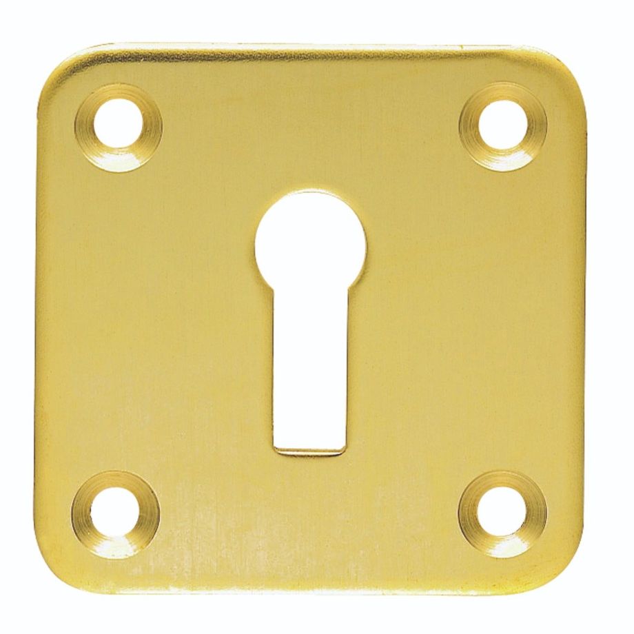 Square Standard Keyhole Profile Escutcheon 51mm