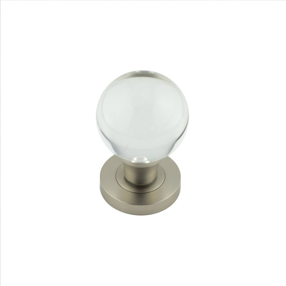 Jedo Plain Ball Glass Mortice Knob