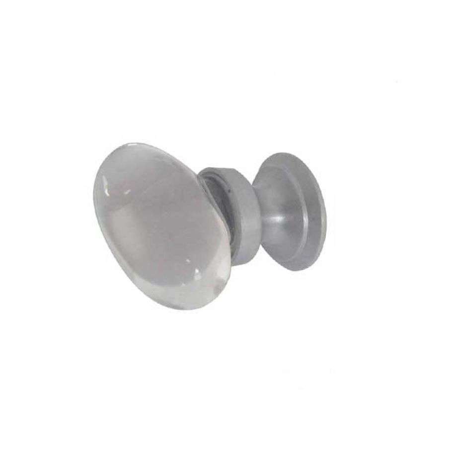 Jedo Oval Glass Cupboard Knobs