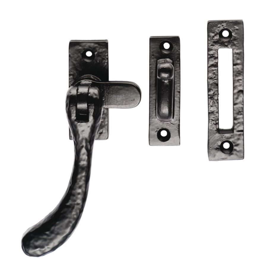 Black Antique Bulb End Casement Fastener