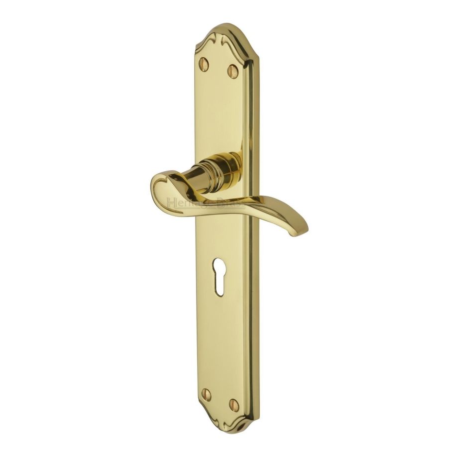 Heritage Brass - Verona Door Handle on Plate