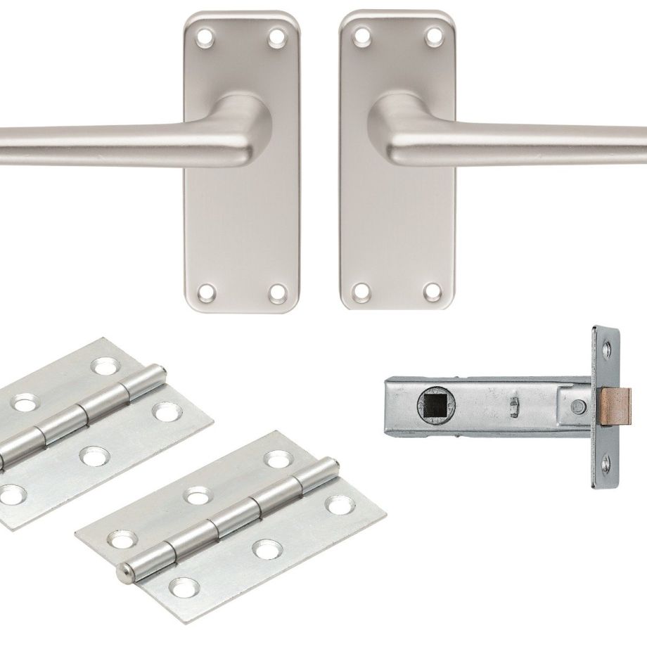 Aluminium Lever Latch Door Pack