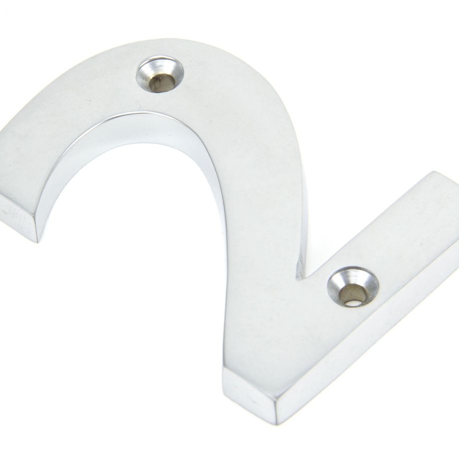 From The Anvil Satin Chrome Numeral