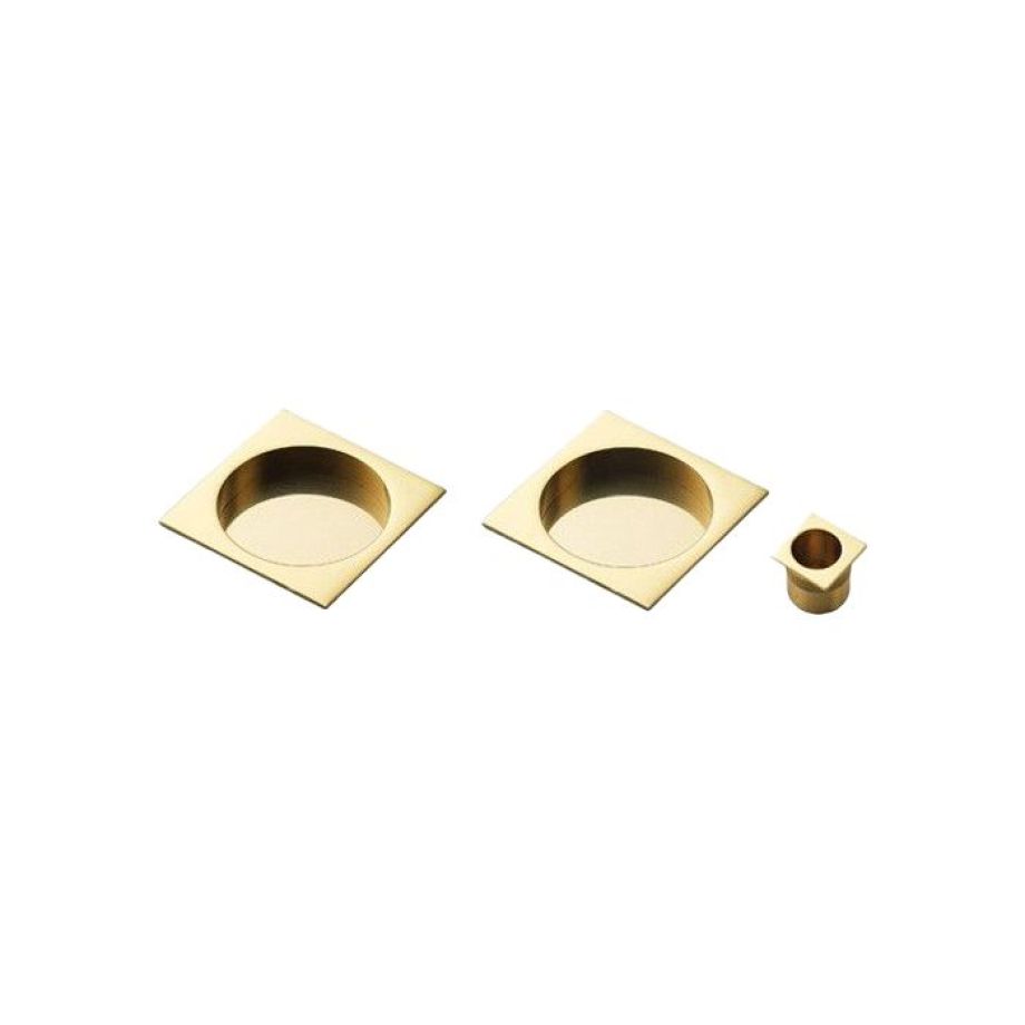 Square Sliding Door Rose with Flush Pull