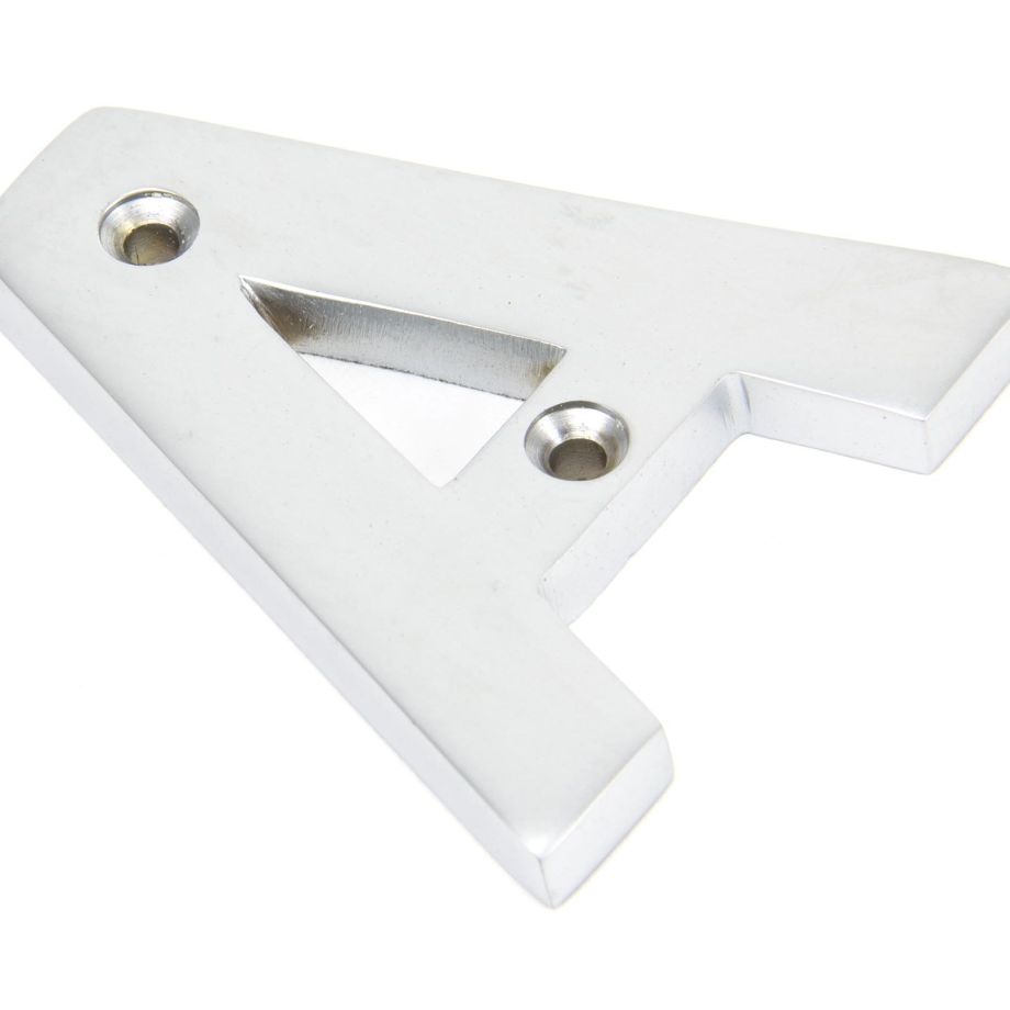 From The Anvil Satin Chrome Letter