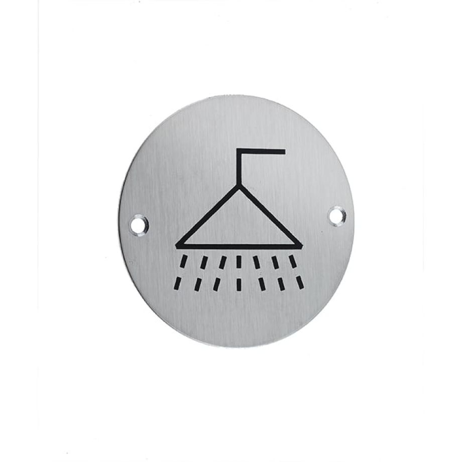 Stainless Steel Shower Symbol