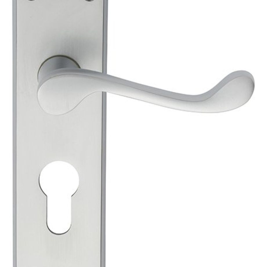 Victorian Scroll Lever on Backplate