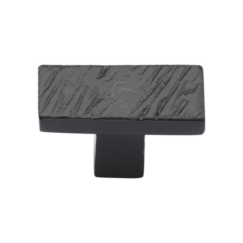 M.Marcus - Matt Black Iron Textured Cabinet Knob