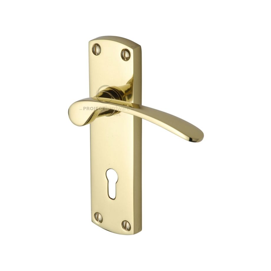 Project Hardware - Luca Door Handle on Plate