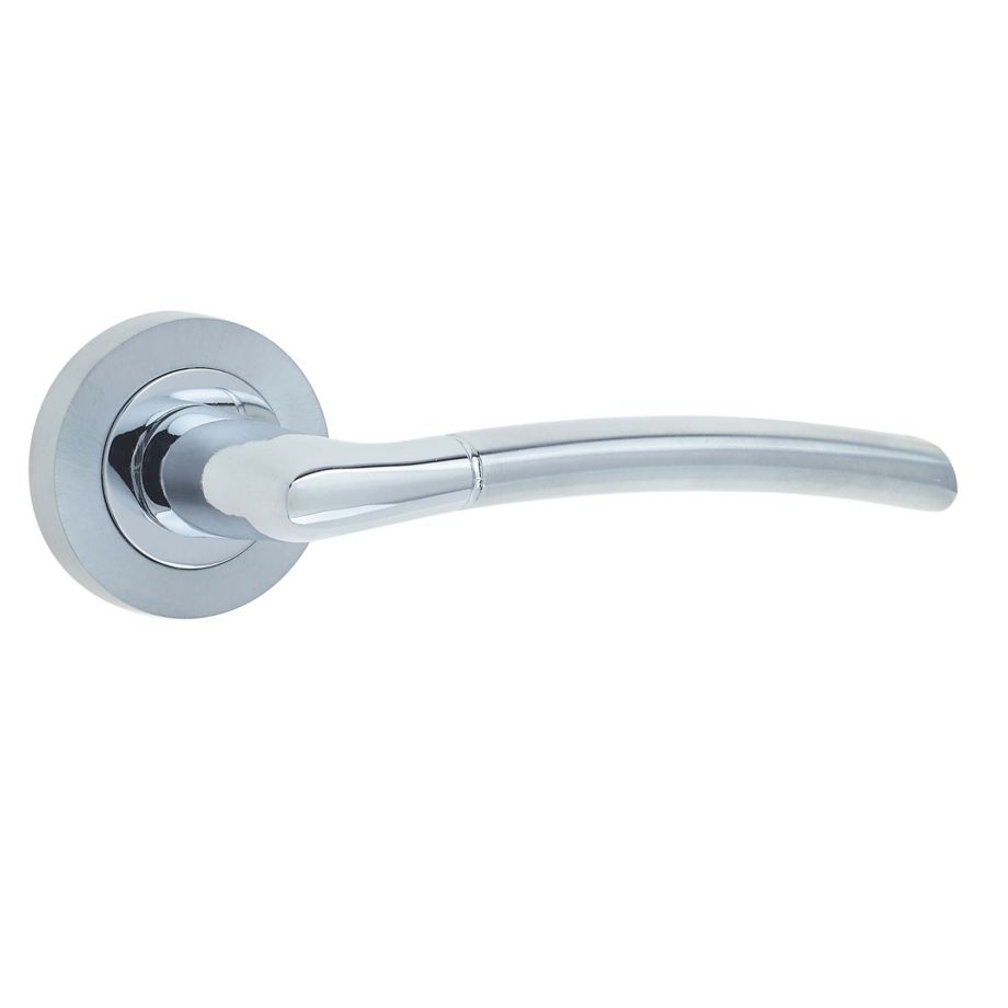 Jedo Lorenzo Door Handles On Rose