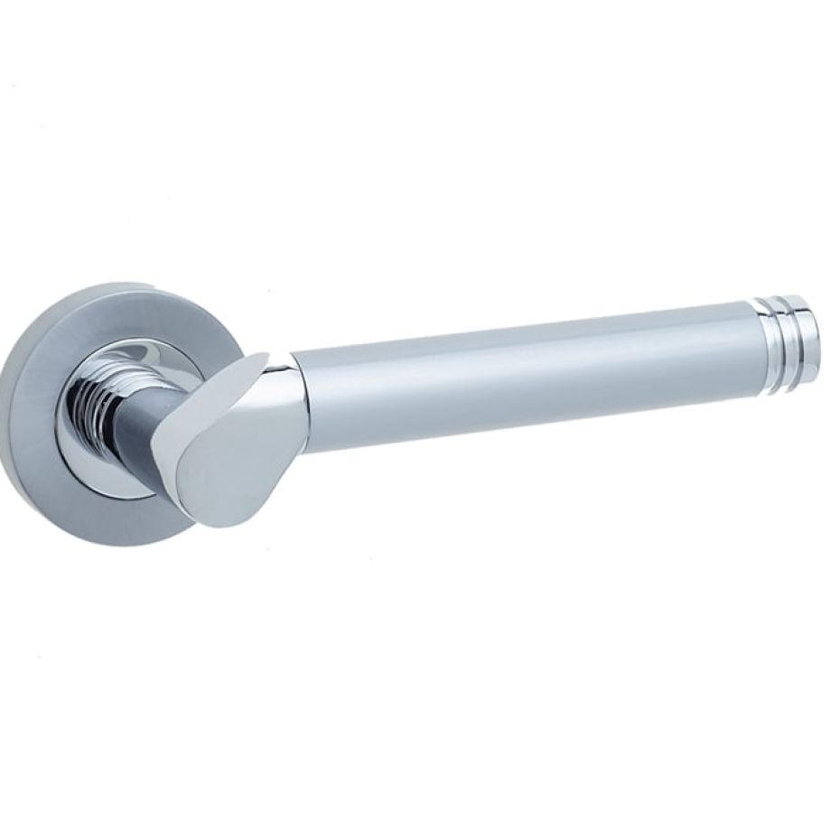 Jedo Dual Range Octavia Door Handles On Rose