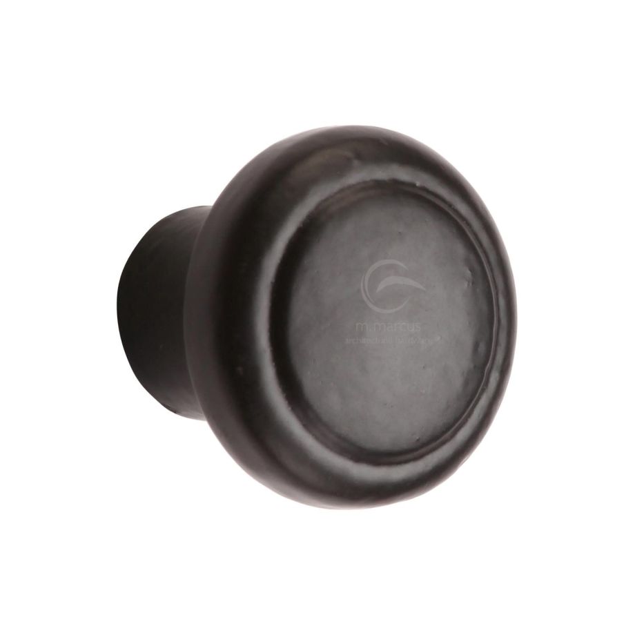M.Marcus - Matt Black Iron Newport Cabinet Knob