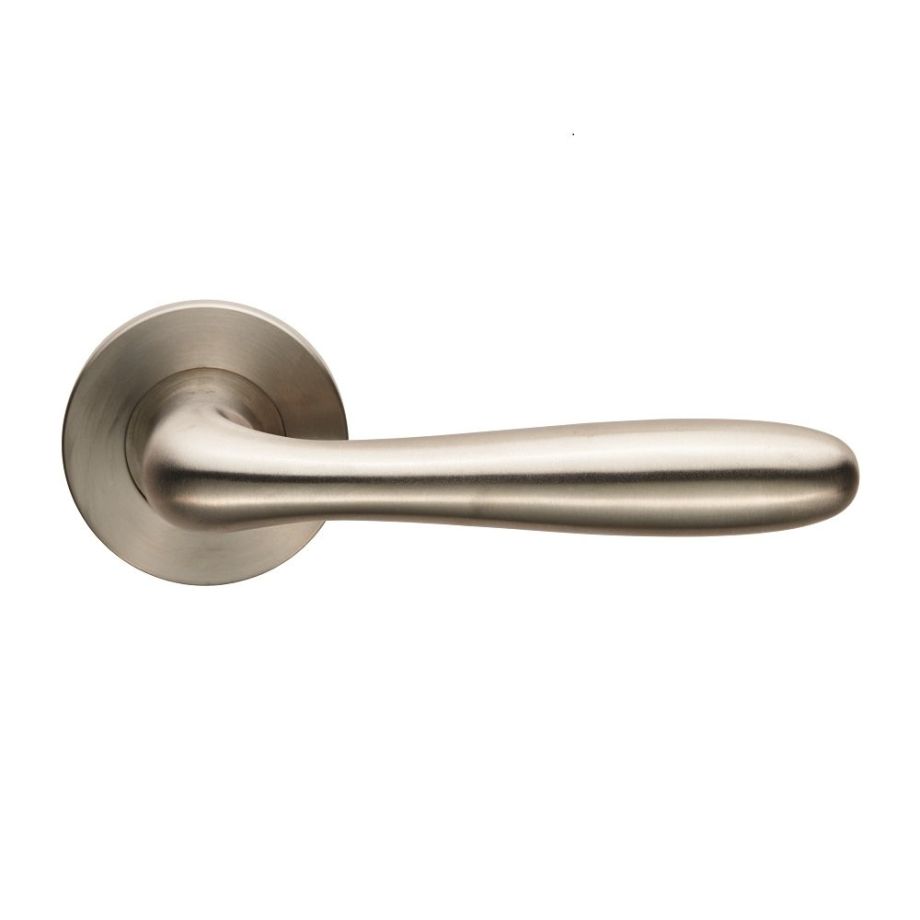 Stainless Steel Peninsula Lever on 6mm Slim Fit Sprung Rose