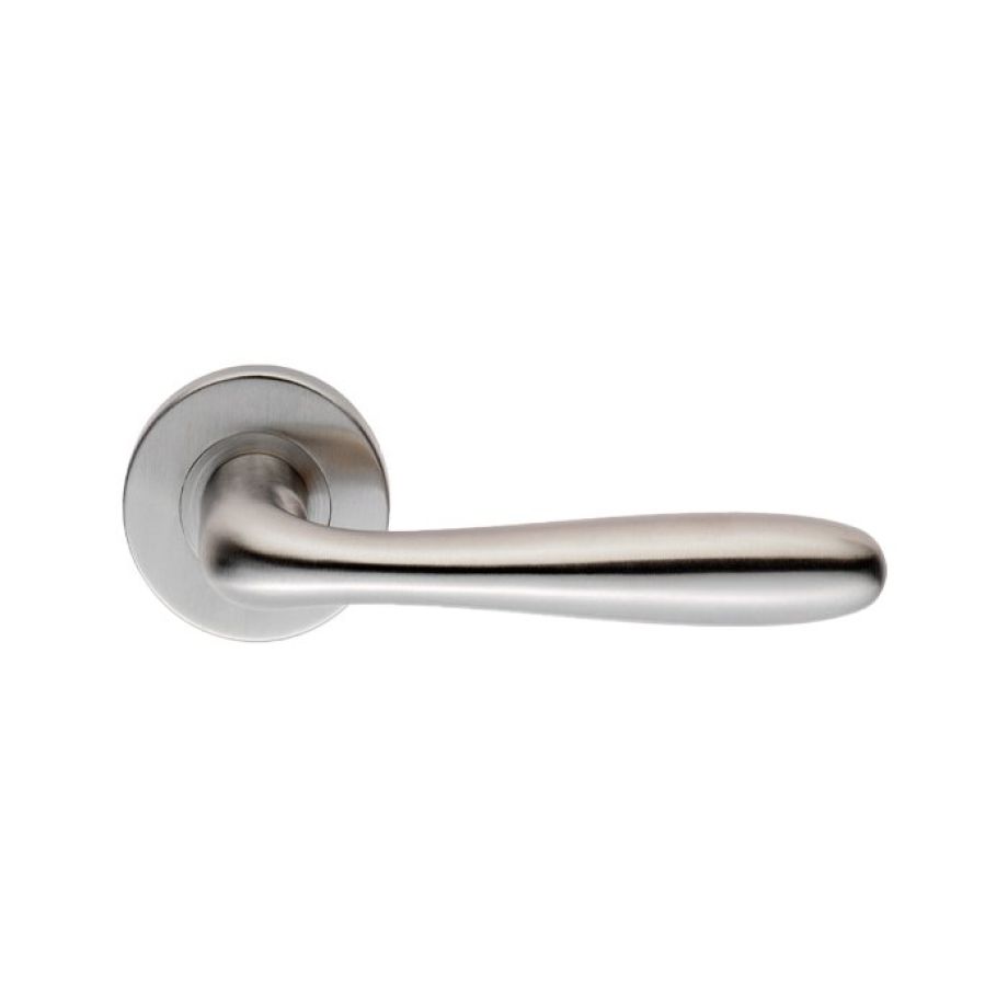 Stainless Steel Lever on Sprung Rose
