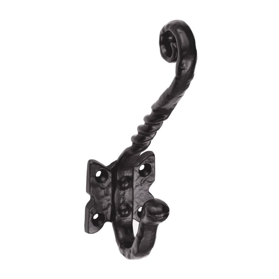 Black Antique Hat and Coat Hook