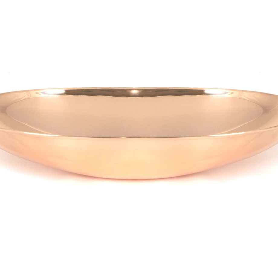 Smooth Copper Oval Sink