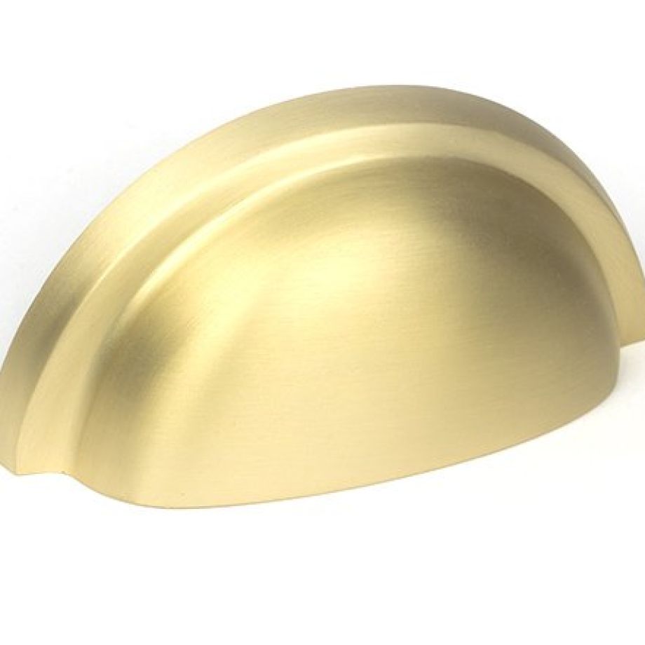 Satin Brass Regency Concealed Drawer Pull