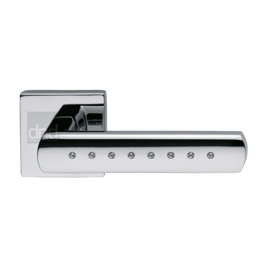 DND - Vita Door Handle on Square Rose