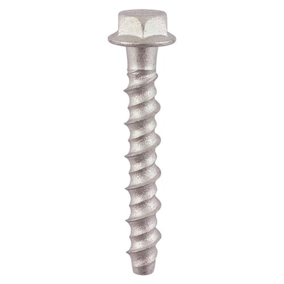 Multi-Fix Masonry Bolts - Hex Flange - Exterior - Silver