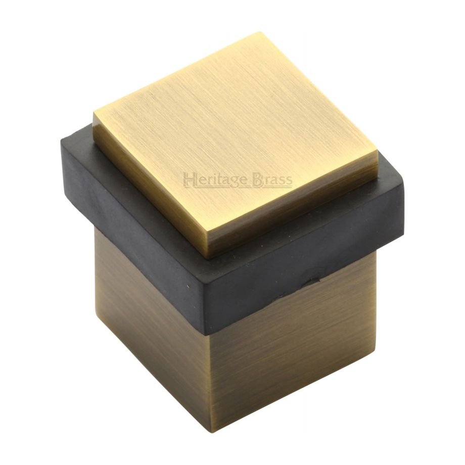 Heritage Brass - Square Floor Mounted Door Stop - V1089