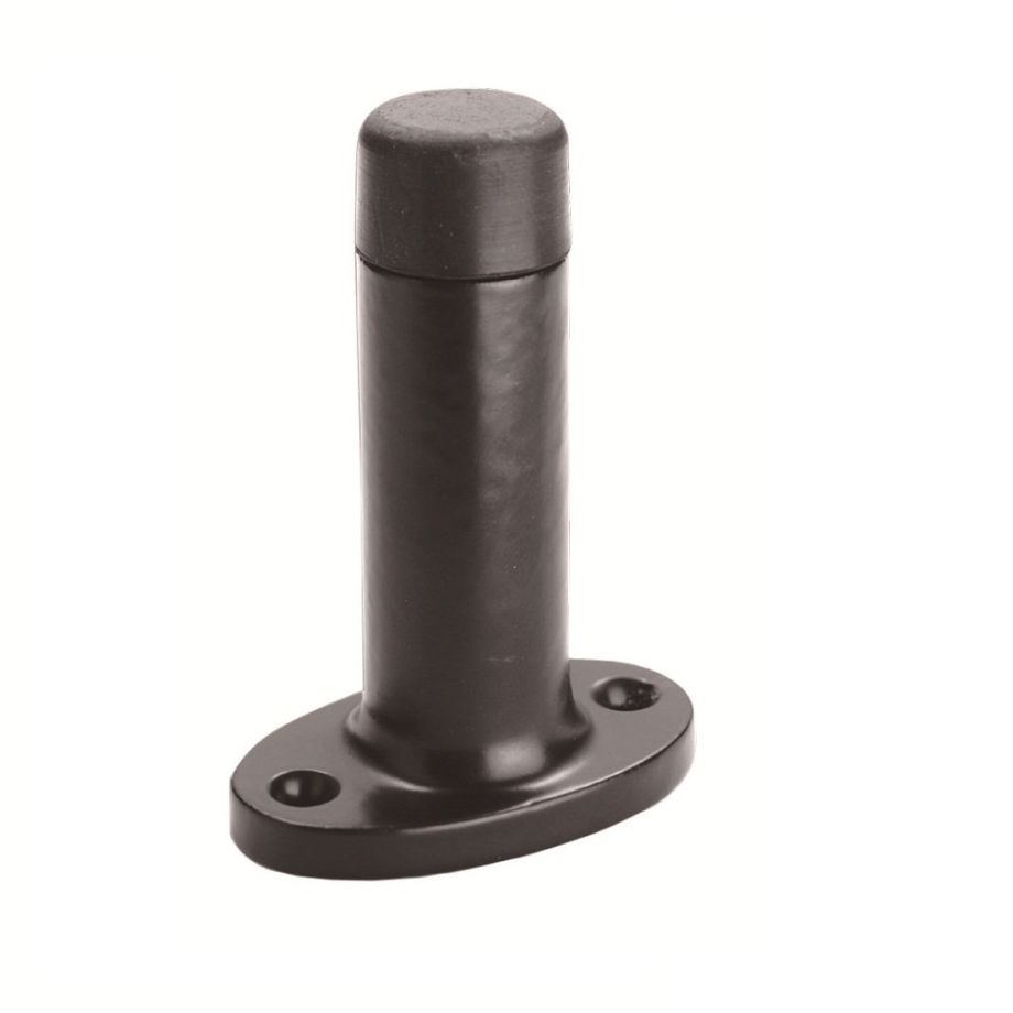 Black Antique 75mm Projection Door Stop