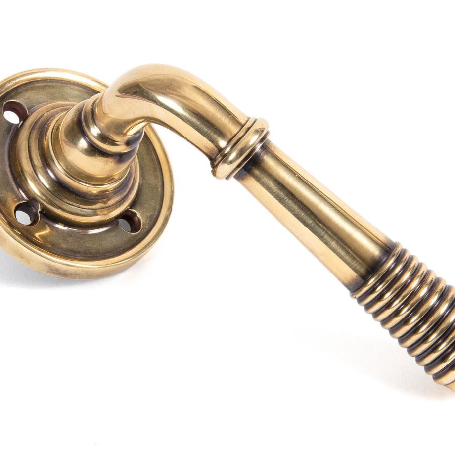 From The Anvil Reeded Lever on Rose Set
