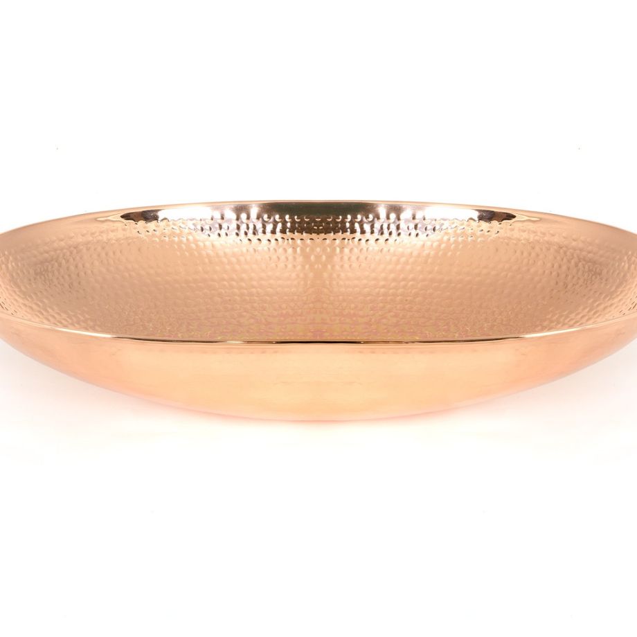 Hammered Copper Oval Sink