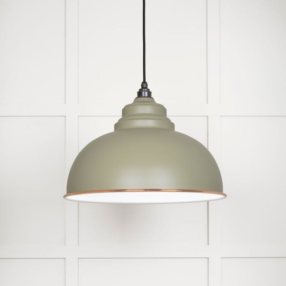 White Gloss Harborne Pendant in Tump