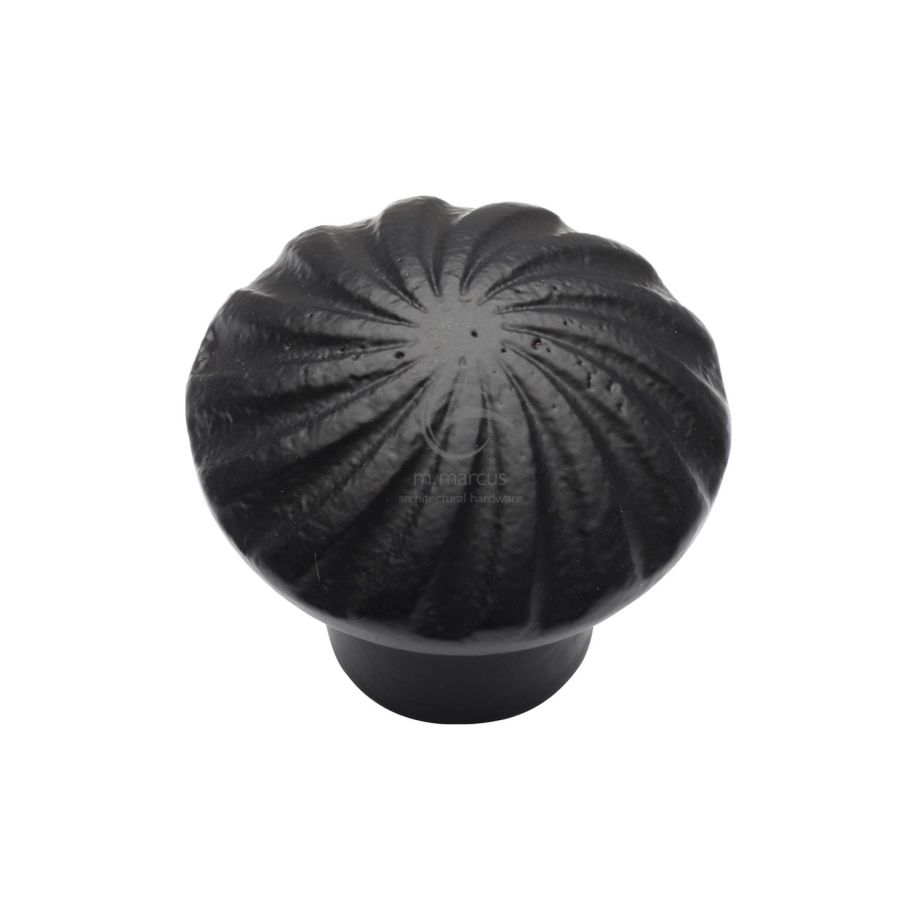 M.Marcus - Matt Black Iron Wheel Cabinet Knob