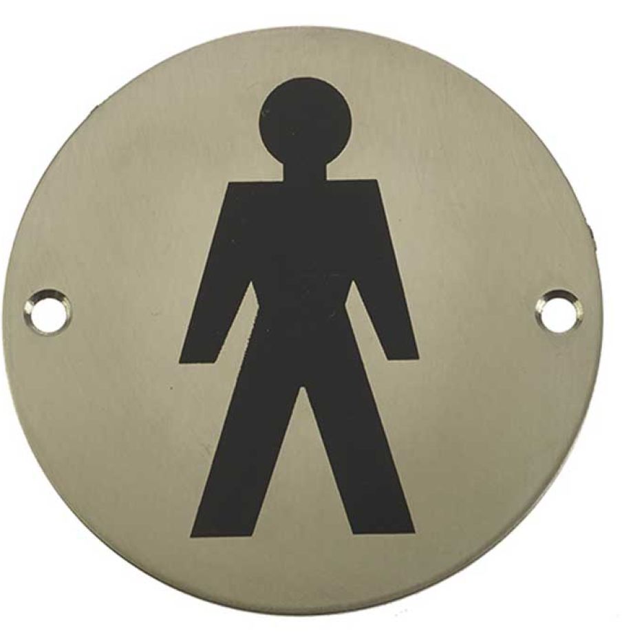 Stainless Steel Male Symbol