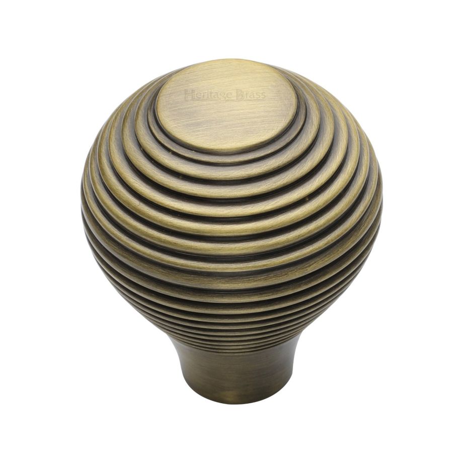 Heritage Brass - Reeded Cabinet Knob