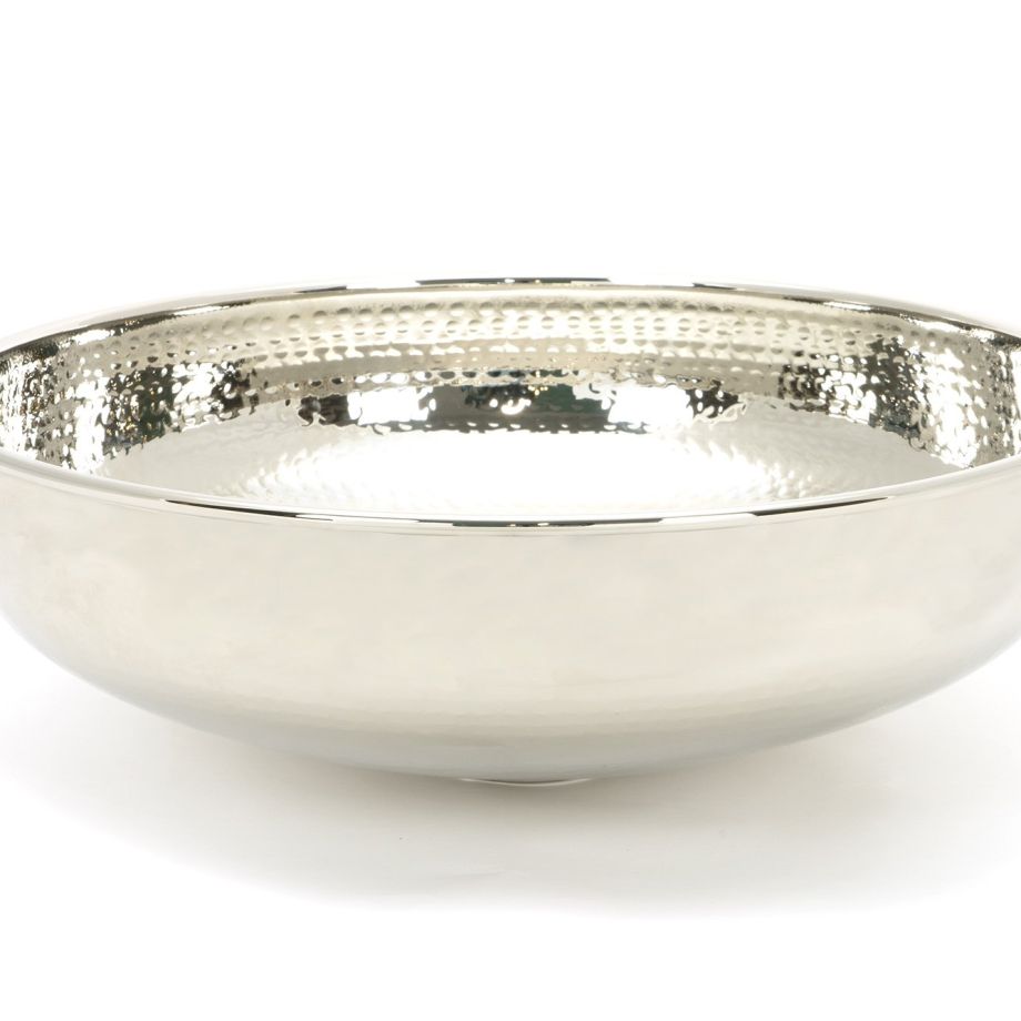 Hammered Nickel Round Sink