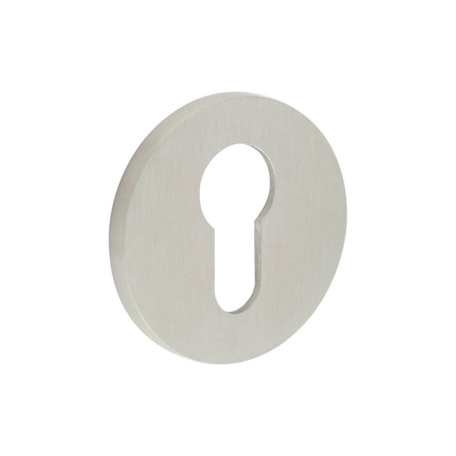 Frelan Hardware CR-S10 CRES Euro Keyway Round Rose Escutcheon