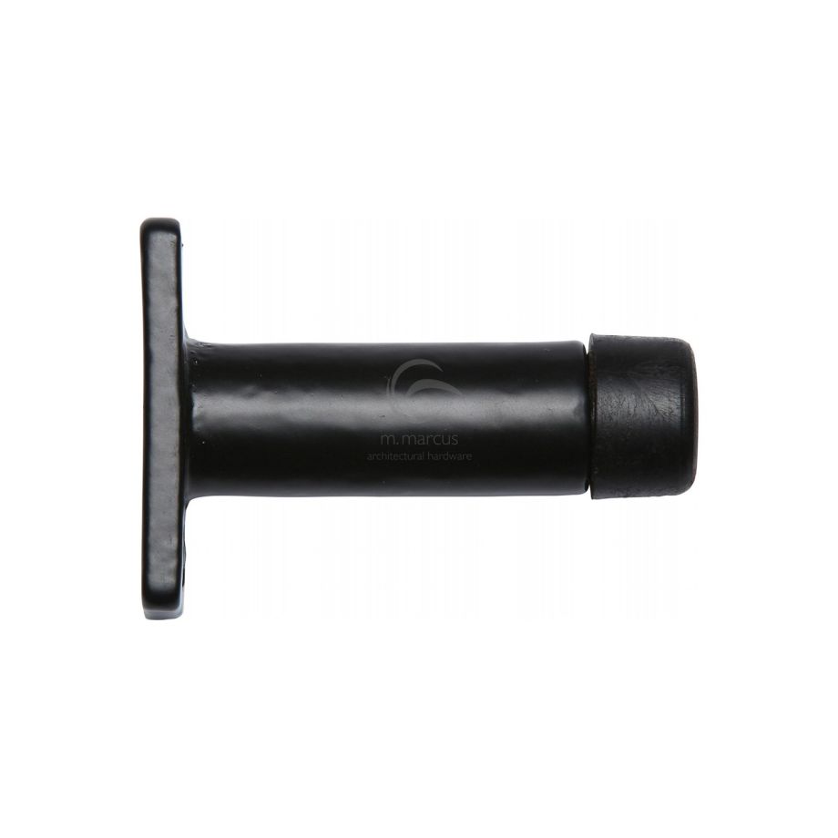 M.Marcus - Black Iron Wall Projection Door Stop