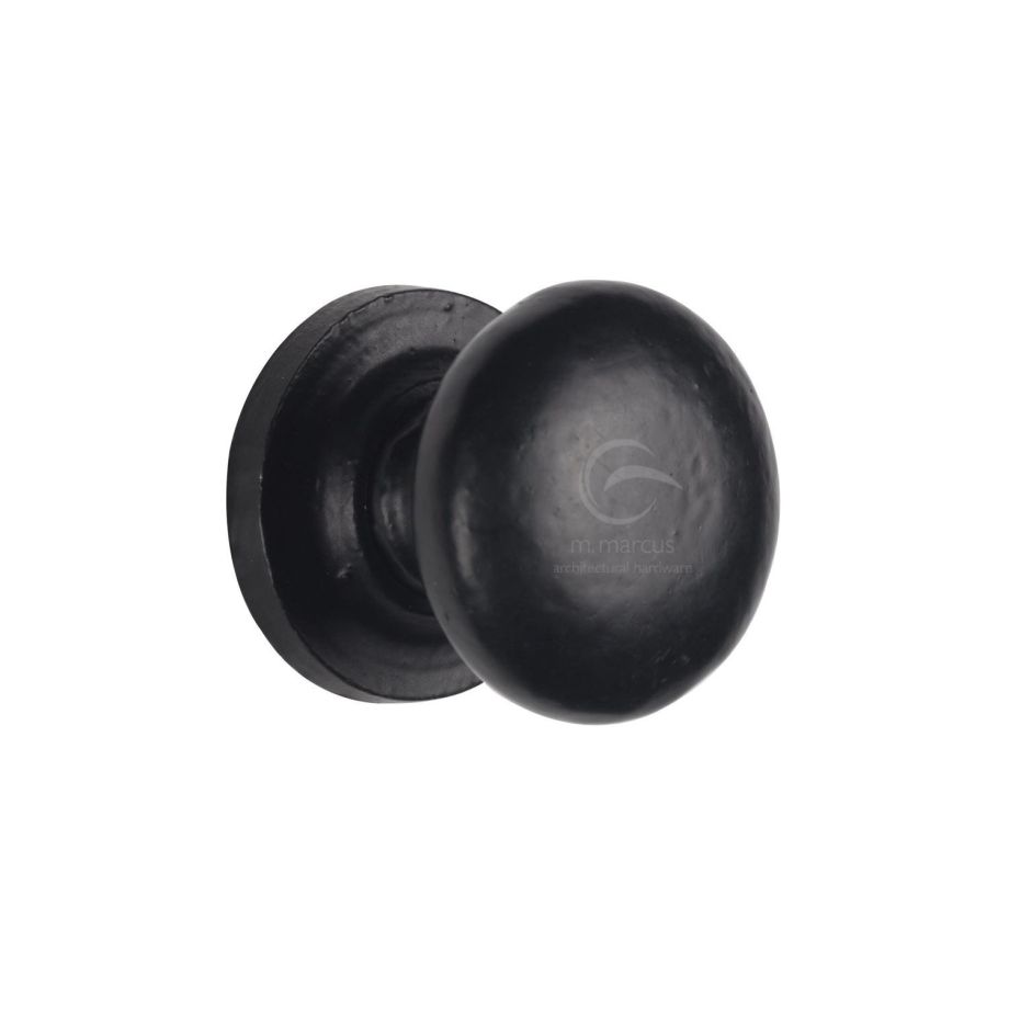 M.Marcus - Matt Black Iron Round Cabinet Knob