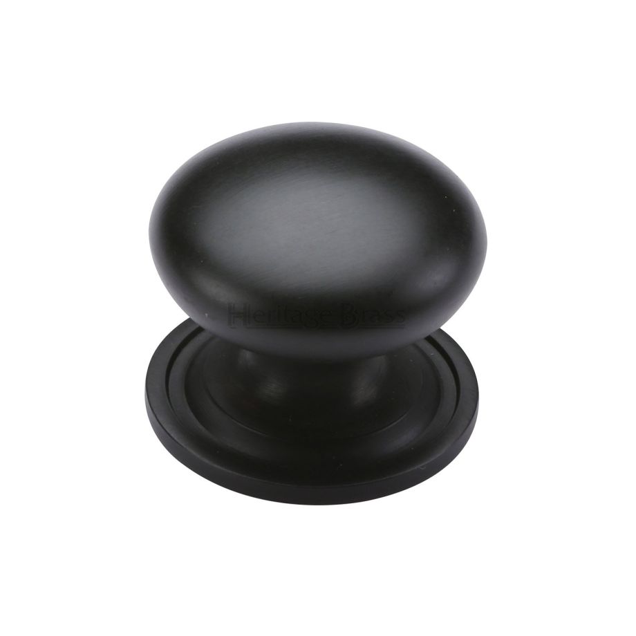 Heritage Brass - Victorian Round Cabinet Knob with Base