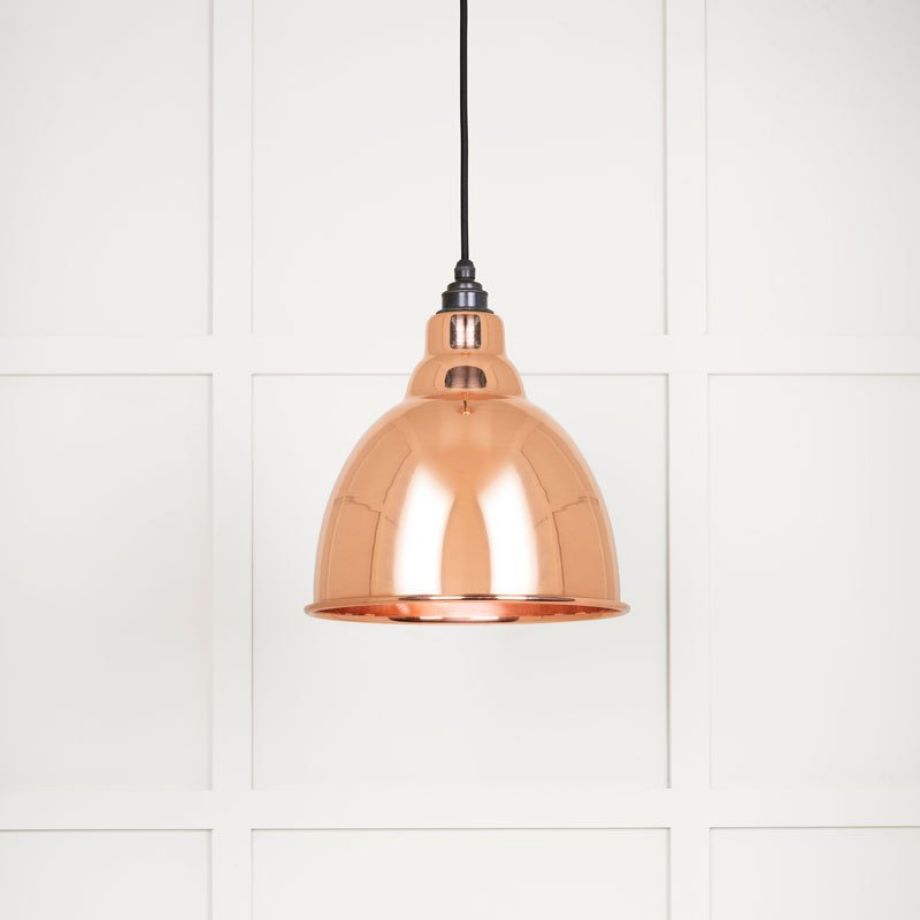 Smooth Copper Brindley Pendant