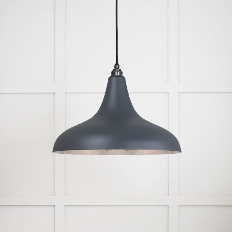 Smooth Nickel Frankley Pendant in Soot