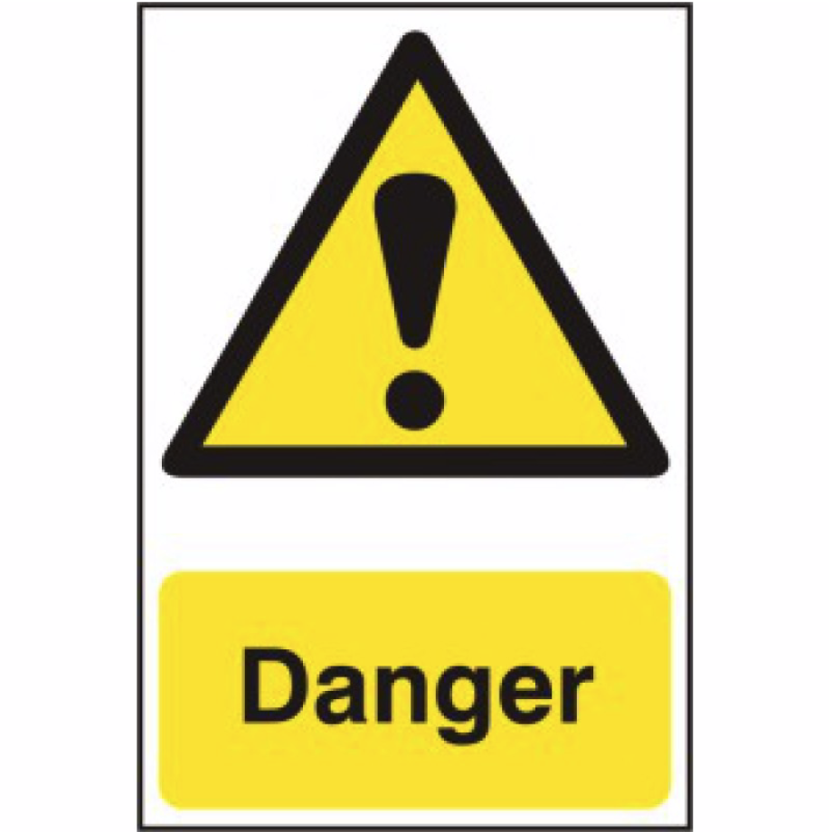 Danger' - PVC - 200 X 300mm